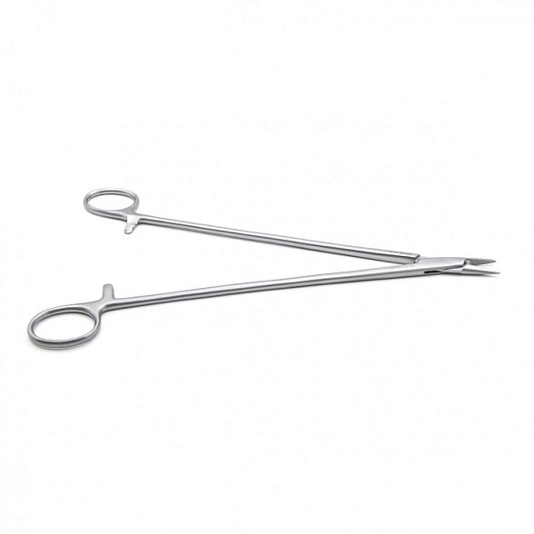 Иглодержатель MAYO-HEGAR, сосудистый, прямой, 250 мм (И-10-6р), МИЗТ