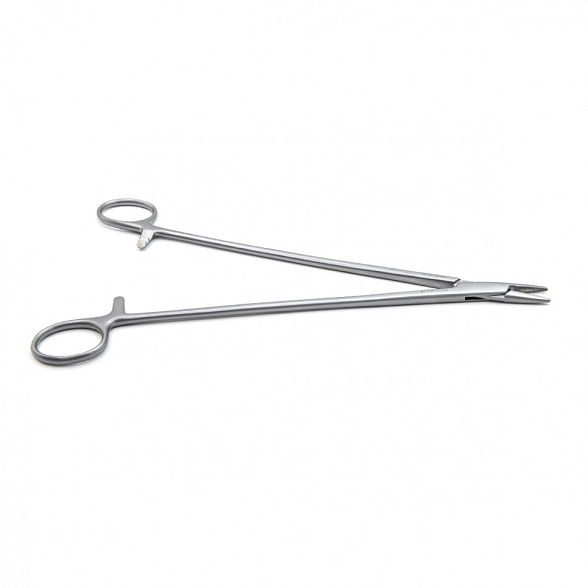 Иглодержатель MAYO-HEGAR, сосудистый, прямой, 260 мм (И-10-6кр), МИЗТ