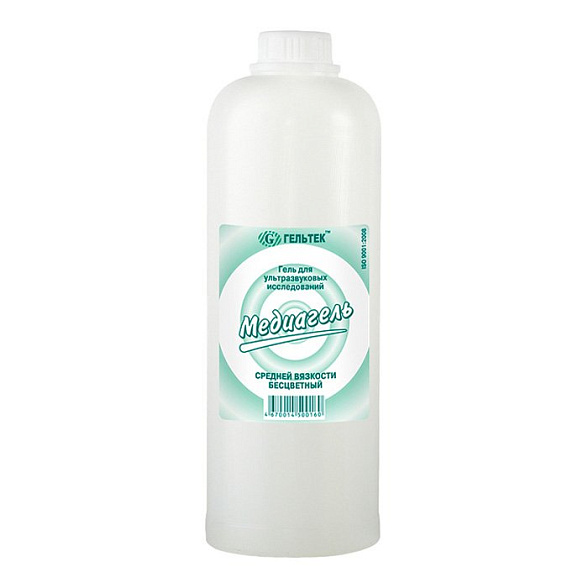 Гель для УЗИ "МЕДИАГЕЛЬ" 1,0 кг средней вязкости, бесцветный