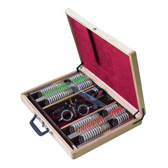 Набор пробных очковых линз и изделий офтальмологических упрощенный НПОЛу-87-«Орион М» (без скиаскопической линейки, зеркального офтальмоскопа и линз астигматических положительных)