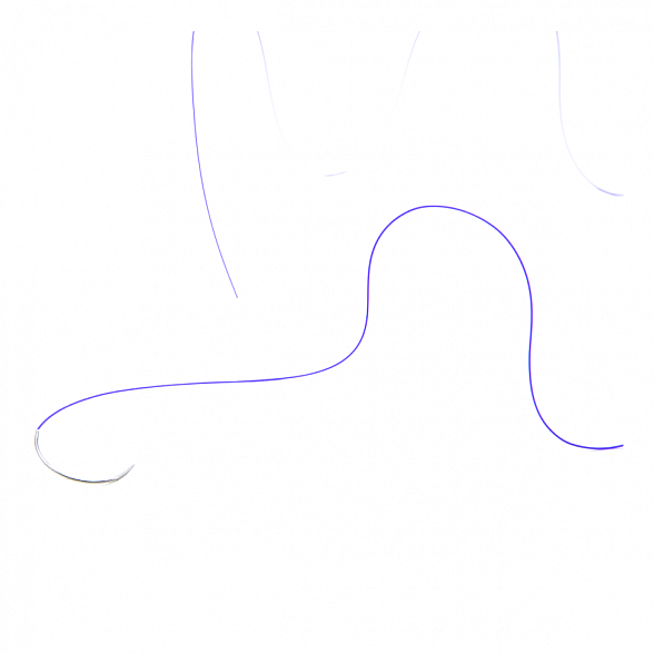 Иглы атравматические с нитями хирургическими рассасывающимися стерильные ПОЛИДИОКСАНОН MР 2 (USP 3-0), 75см, мононить фиолетовый рассасывающийся 20 шт/уп