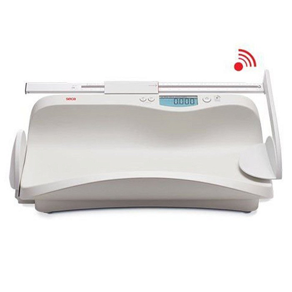 Беспроводные весы для взвешивания младенцев медицинские с очень большим лотком SECA 374