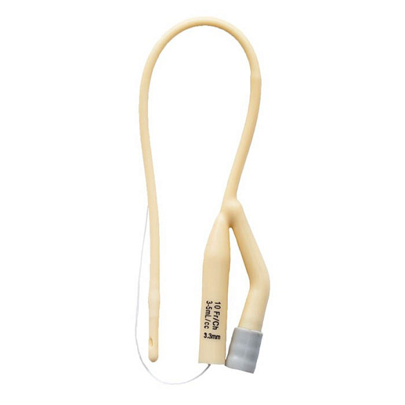 Катетер Фолея 2-х INEKTA латексный с силиконовым покрытием CH10 5 мл, 10 шт/уп