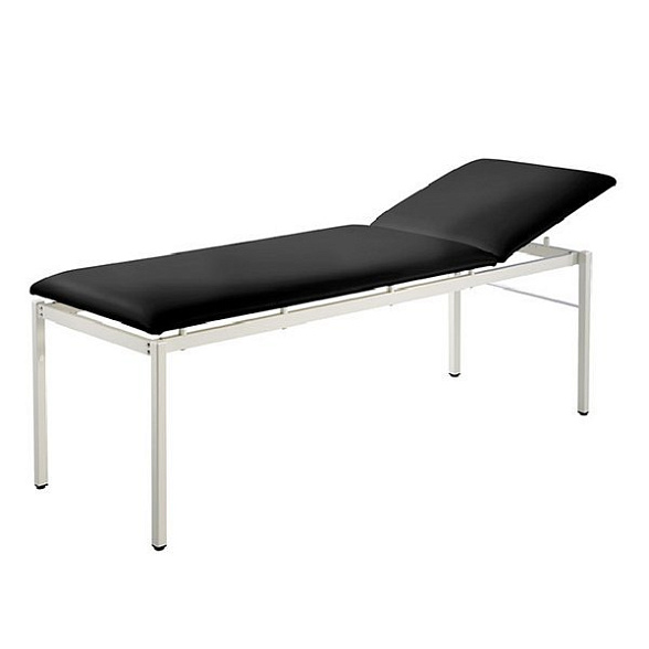 Кушетка смотровая черная, 195 x 65 x 65 см, KaWe