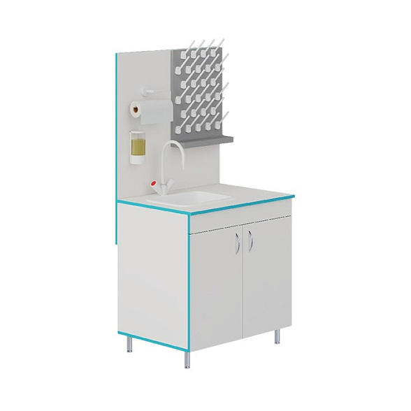 Лабораторный стол-мойка МО НВК 800 ПП