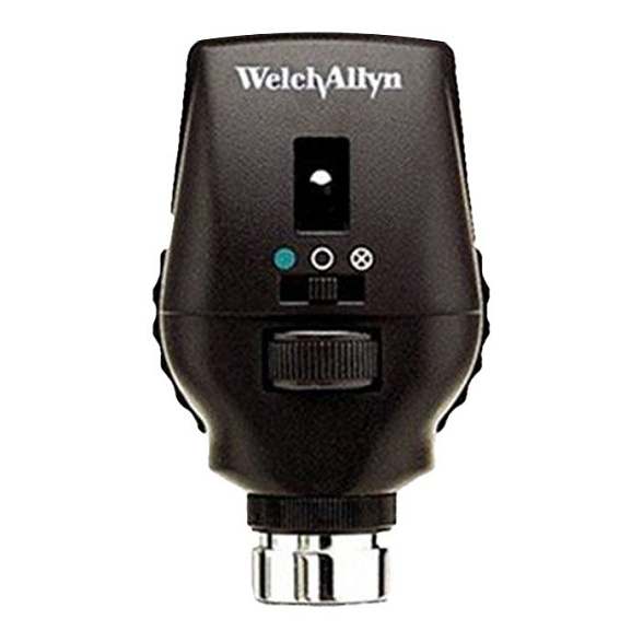 Офтальмоскоп Coaxial с принадлежностями: рукоятка на батарейках, Welch Allyn