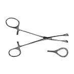 Зажим микроартериальный изогнутый Крайл, 141 мм (матир.) (аналог З-62-2)