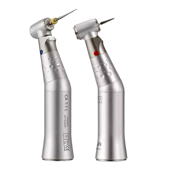 Bien-Air 1700384-002 - набор наконечников с подсветкой: угловой наконечник CA 1:1 L и прямой наконечник PM 1:1 Micro-Series