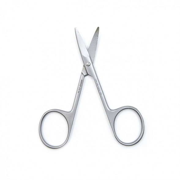 Ножницы IRIS, тупоконечные вертикально-изогнутые, 100 мм (Н-22р) , МИЗТ