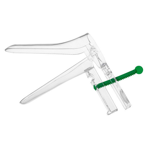 Зеркало гинекологическое полимерное двухстворчатое №3 с центральным винтом