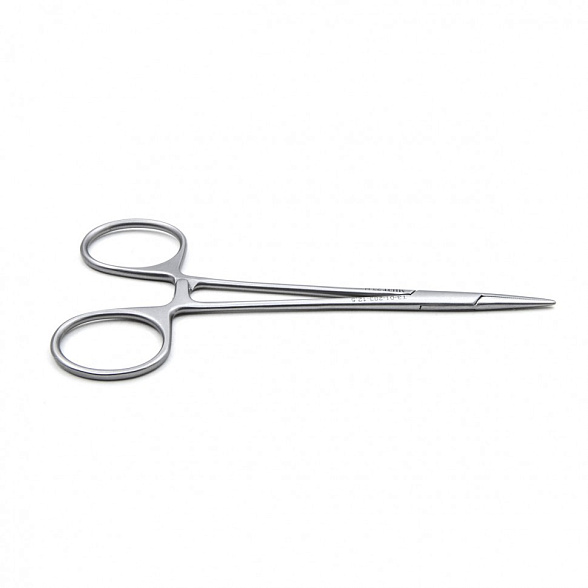 Зажим медицинский HALSTED-MOSQUITO, кровоостанавливающий, для новорожденных, прямой, 125 мм (З-120р), МИЗТ