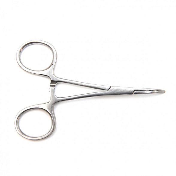 Зажим артериальный Halsted-Mosquito изогнутый, 100мм