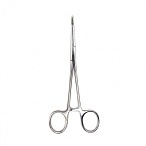 Зажим кровоостанавливающий, с атравматической нарезкой, изогнутый, 160 мм. Surgiwell