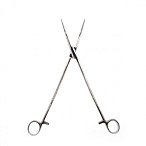 Зажим изогнутый с зубом, 280 мм. Surgiwell