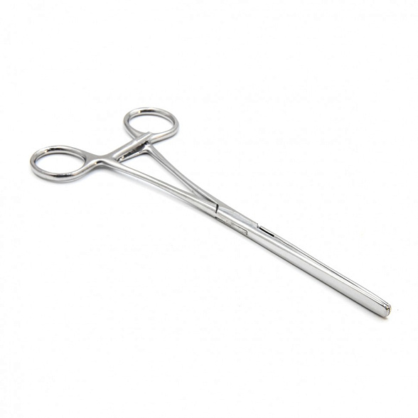 Зажим кишечный эластичный для детей, прямой, 175 мм. Surgiwell