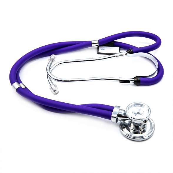 Медицинский стетоскоп Раппопорта 04-АМ602 РР, фиолетовый, AMRUS
