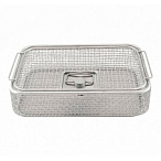 Лоток прямоугольный сетчатый с крышкой ЛМПрКС - "МЕДИКОН", 250х170х60