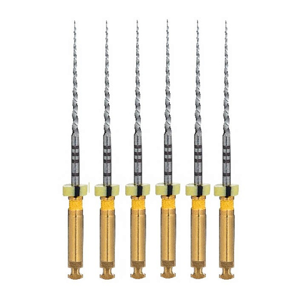 Ultratapers Engine F1, 25мм, машинные файлы, никель-титан, 6 шт. Eurofile