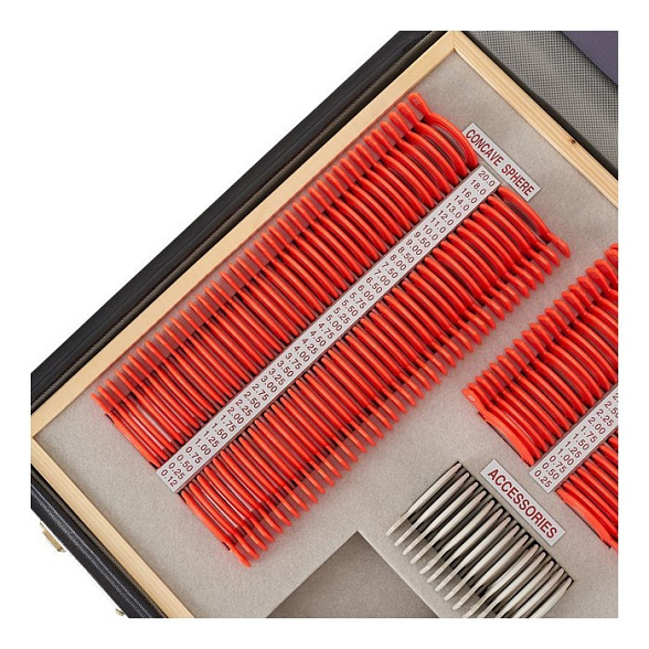 Набор пробных очковых линз с оправой на 266 линз (пластик)