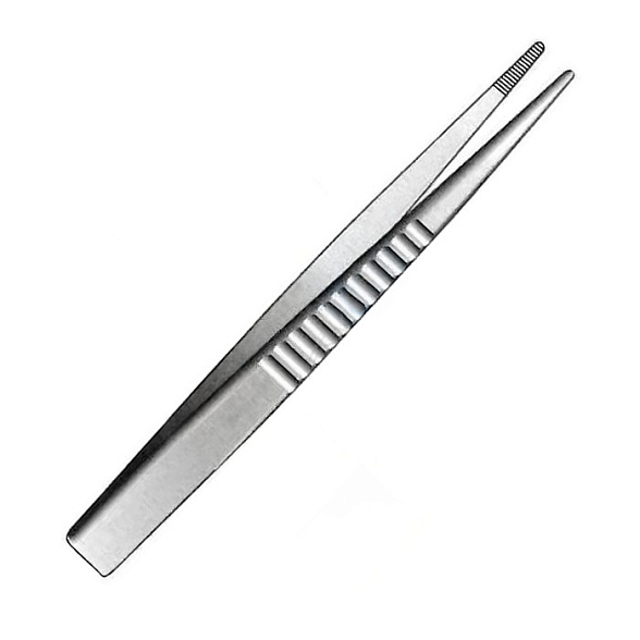 Пинцет хирургический английская модель, 15 см, Surgicon