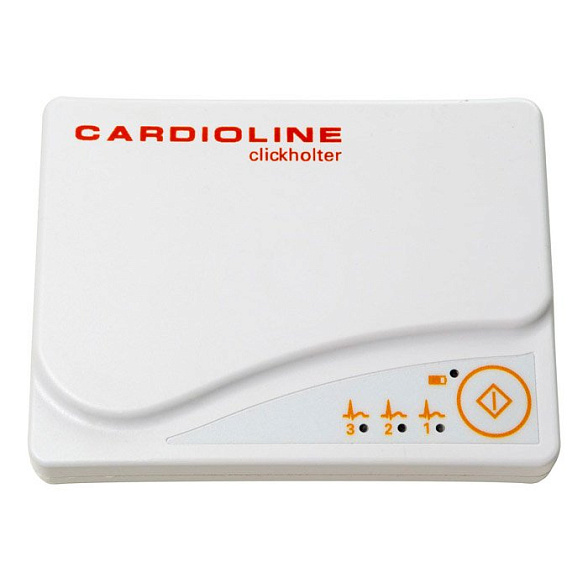 Рекордер ClickHolter 3-канальный для мониторинга ЭКГ по Холтеру Cardioline