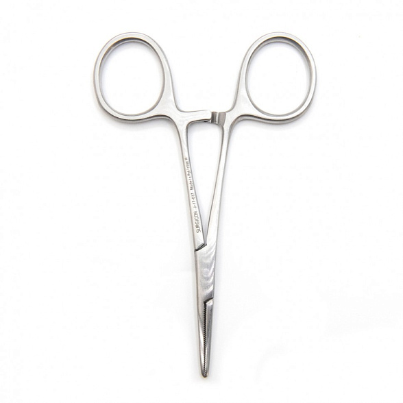 Зажим артериальный Halsted-Mosquito10см, прямой