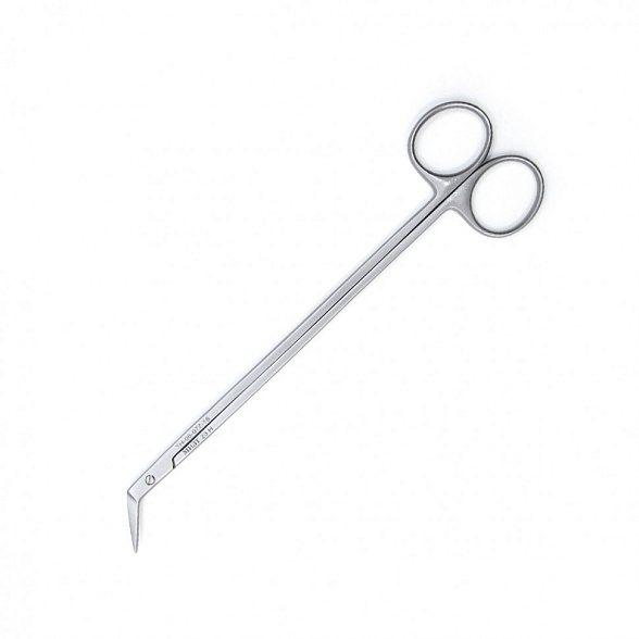 Ножницы POTTS-DE MARTEL, остроконечные, горизонтально- изогнутые под углом 60°, 185 мм (Н-77р), МИЗТ