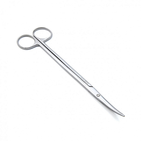 Ножницы TOENNIS-ADSON, с узкими закругленными лезвиями, вертикально-изогнутые, 175 мм (Н-25р), МИЗТ