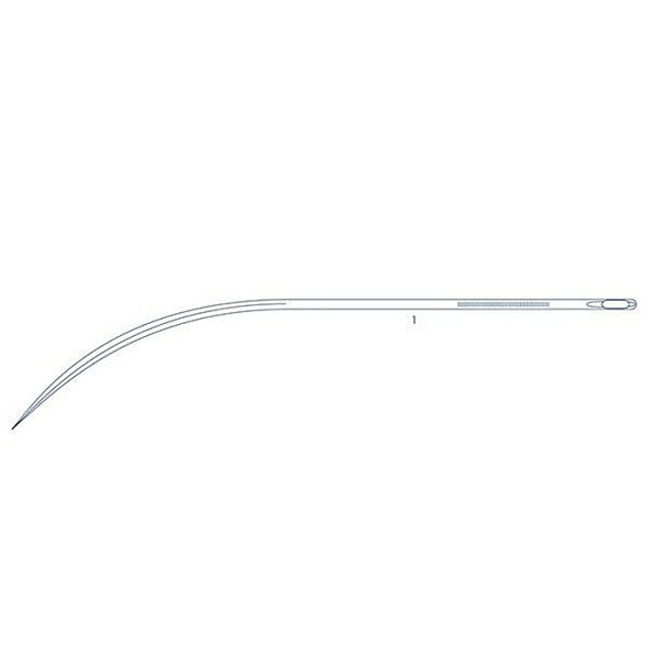 Игла хирургическая 1, серии PM/A-623 полуизогнутые Medicor