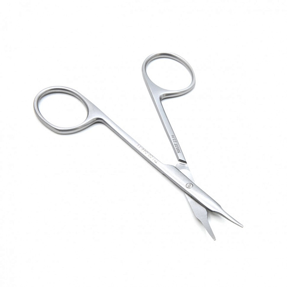 Ножницы роговичные тупоконечные вертикально изогнутые 110 мм