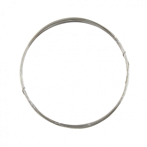 Проволока ортодонтическая 0,6мм, 5 м,  стоматологическая для изготовления ортодонтических аппаратов и кламмеров для съемных протезов, (Полимер-Стоматология)