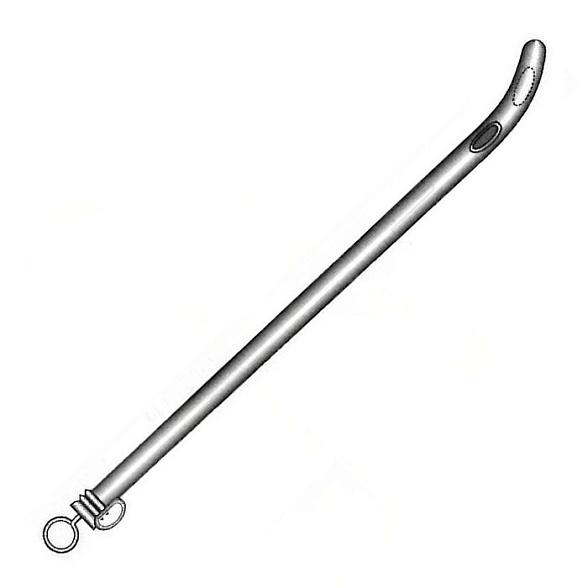 Катетер уретральный металлический, женский, 15 см, тип Fig. 16, Surgicon