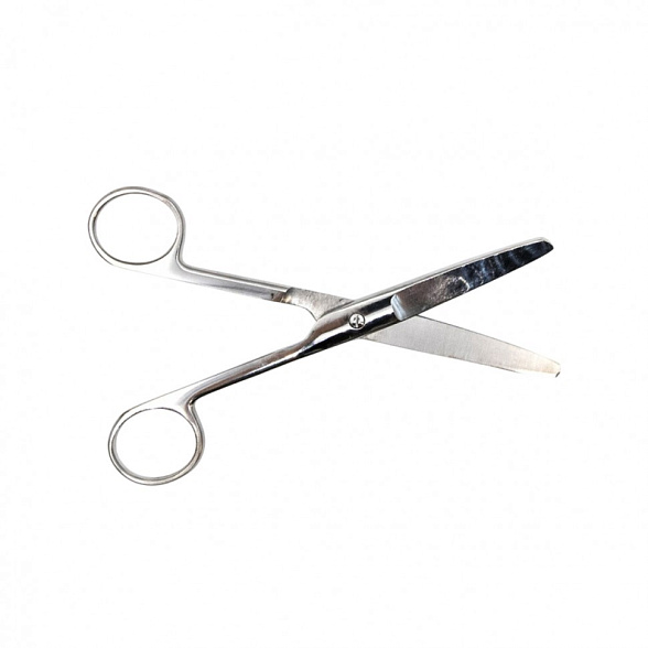 Ножницы тупоконечные, вертикально-изогнутые, 160 мм, Surgiwell