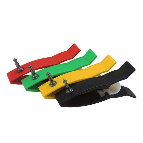 Электроды хлорсеребряные с элементами крепления ЭКХ-01 (прижимные) (4 шт. в комплекте)к ЭКГ НПП Монитор