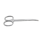 Ножницы вертикально изогнутые тупоконечные 100мм