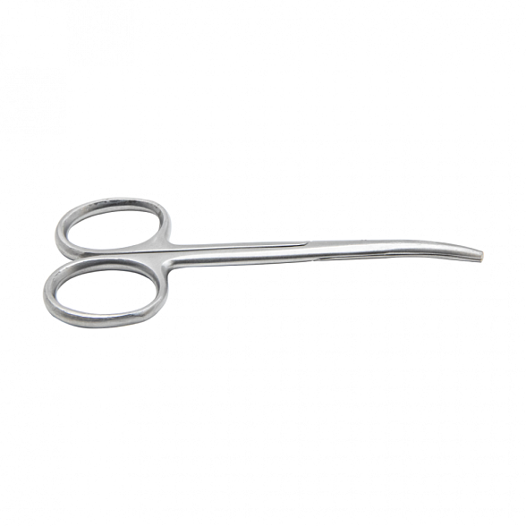 Ножницы вертикально изогнутые тупоконечные 100мм
