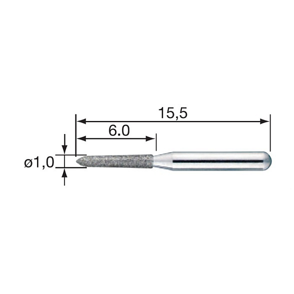 NSK Nakanishi Pico Bur PC6ff - боры для S-Max Pico (3 шт/уп)