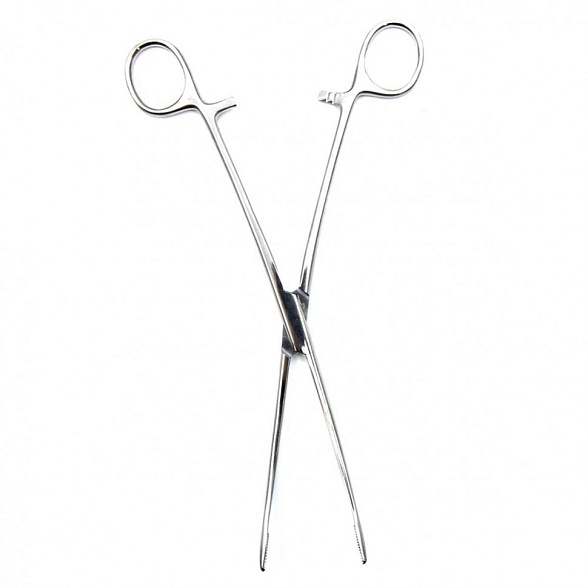 Корнцанг изогнутый для детей, 228 мм, Surgiwell