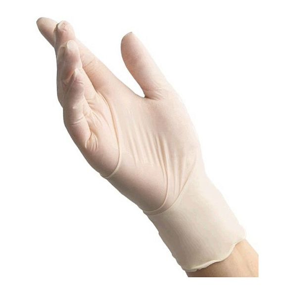 ! Перчатки латексные медицинские BENOVY Latex Powdered, размер L, 50 пар в упак.