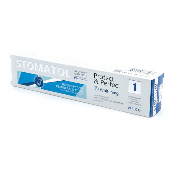 STOMATOL Зубная паста 1 Whitening 100гр
