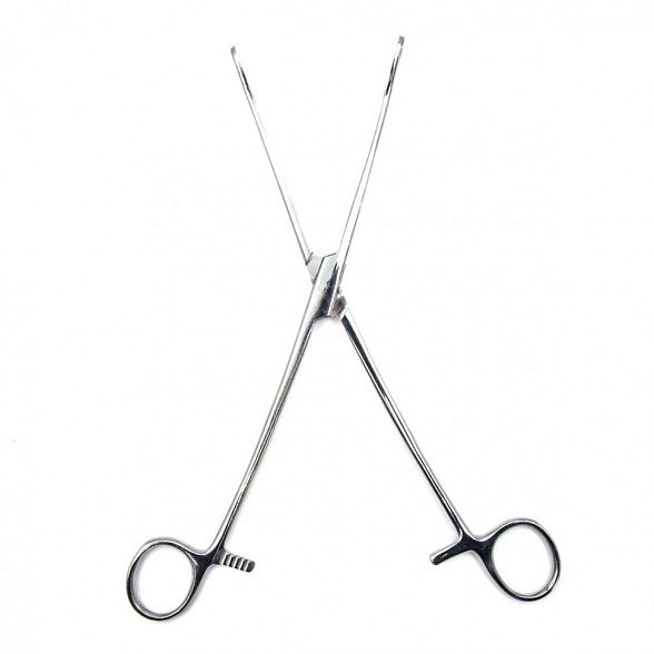 Щипцы кишечные окончатые для взрослых, прямые, 240 мм. Surgiwel