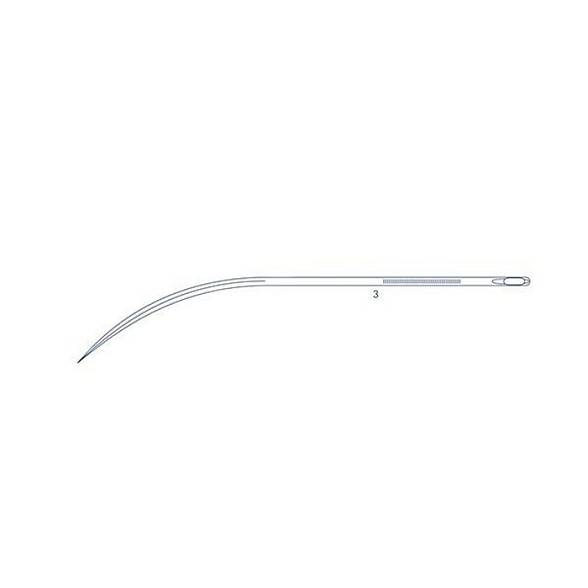 Игла хирургическая 3, серии PM/A-623 полуизогнутые Medicor