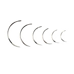 Игла хирургическая многоразовая режущая 3/8 № 10 Mani