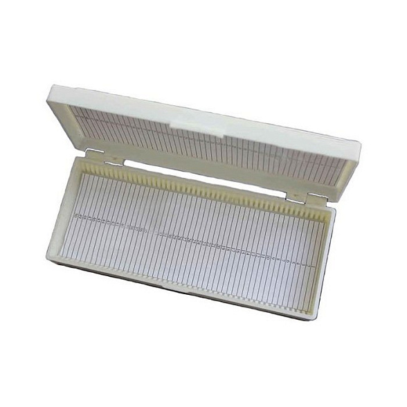 Штатив-бокс для хранения предметных стекол п/с на 50 шт