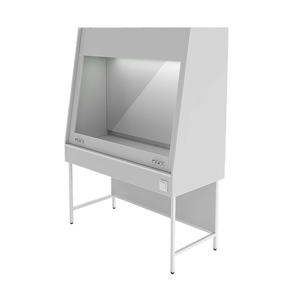 Вытяжной шкаф без тумбы и со столешницей из ЛДСП Теолаб НВ-1500 ШВ-М