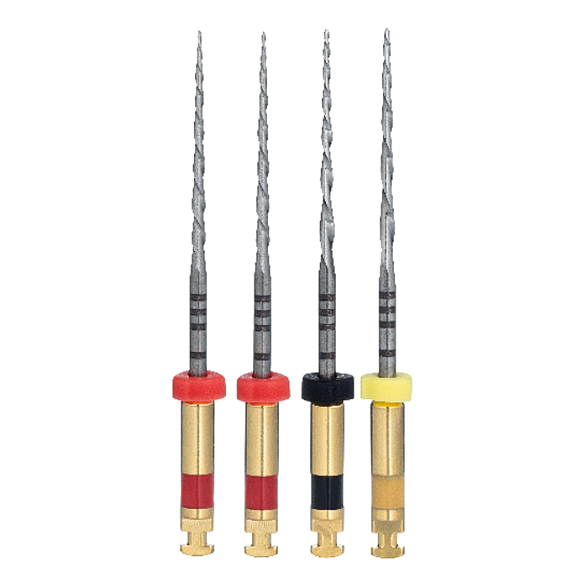 UltraRec 25мм, в наборе: R25-50 (R25x2, R40x1, R50x1) 4 шт., стерильные машинные файлы, никель-титан, Eurofile