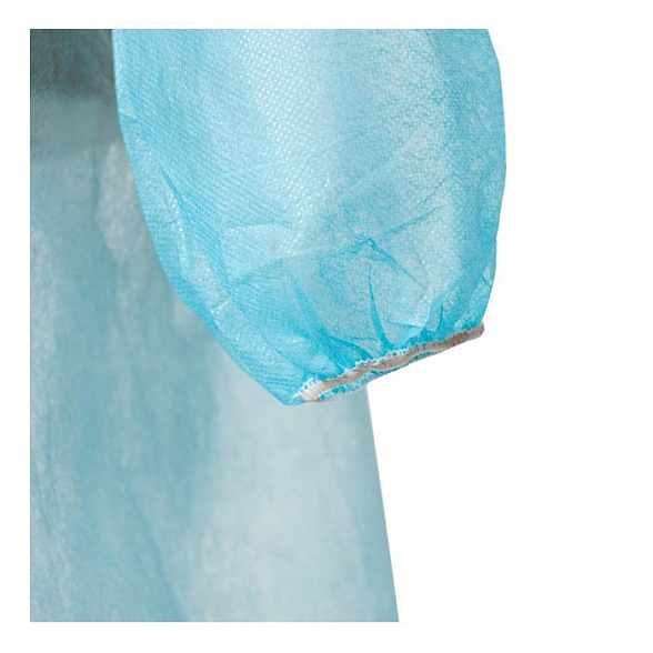 Халат одноразовый хирургический нестерильный, рукав на резинке