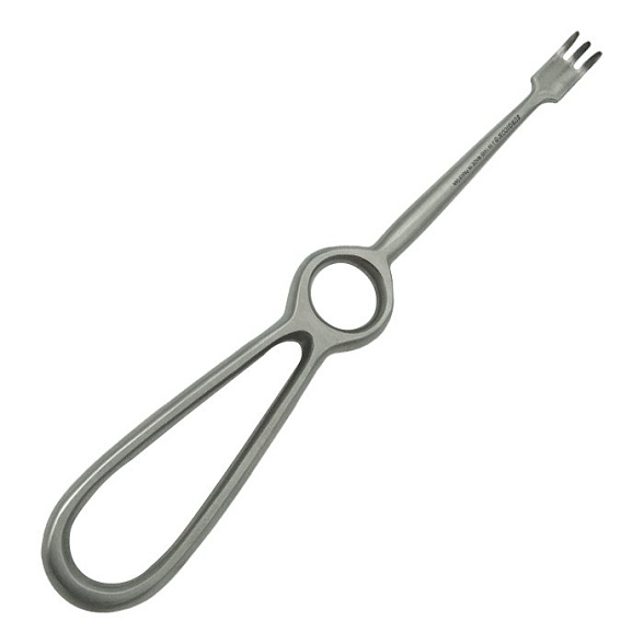 Крючок хирургический острый трехзубый N 1 Surgicon