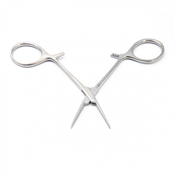 Зажим кровоостанавливающий зубчатый Mikro-Mosquito, 100 мм