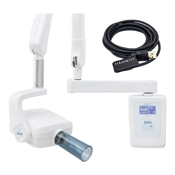Trident Kit - комплект: высокочастотный настенный дентальный рентген RiX-70 DC c визиографом I-View